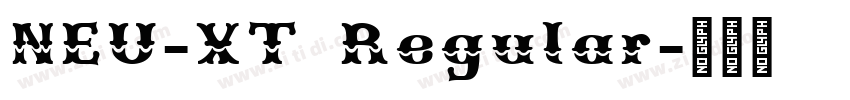 NEU-XT Regular字体转换